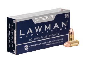 9mm Luger Speer Lawman 124gr/8,04g TMJ (53651)