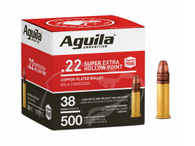 Aguila .22LR Super Extra Hollow Point 38gr/2,46g CP HP, 500 ks (1B221118)
